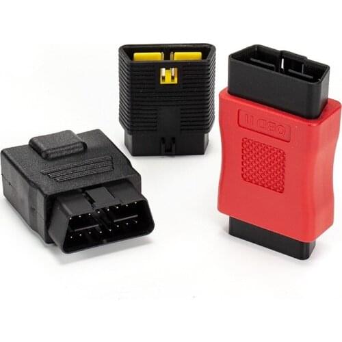 1PC Car OBD 16pin male to female universal plug 12V/24V connector obdII extension CABLE full core power