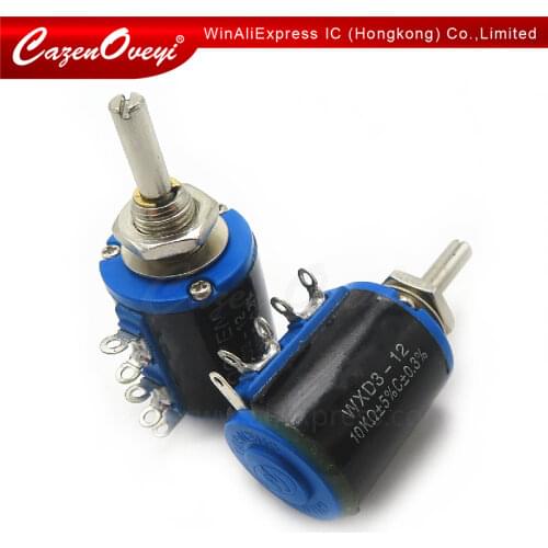 1PCS WXD3-12-1W 100 220 470 1K 2K2 3K3 4K7 10K 22K 33K 47K Ohm 100R 220R 470R 2.2K 3.3K 4.7K WXD3-12 1W Wirewound Potentiometer
