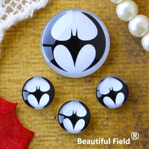 12mm 25mm 14mm 16mm 18mm 20mm Photo Glass Cabochons Round Cameo Set Handmade Settings Stone Magic AAF1125