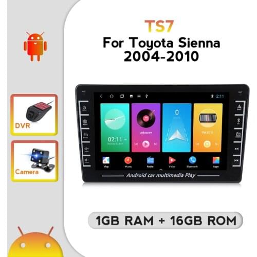 TomoStrong TS7 HD 1280*720 For Toyota Sienna 2004-2010 GPS Navigation Android Car Radio Multimedia Video Audio Player Carplay BT
