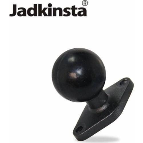 Jadkinsta 1.5 inch Ballhead to Diamond Base Holder Driving Recorder Fixed Bracket for Gopro Camera Smartphone for GPS Motorbike