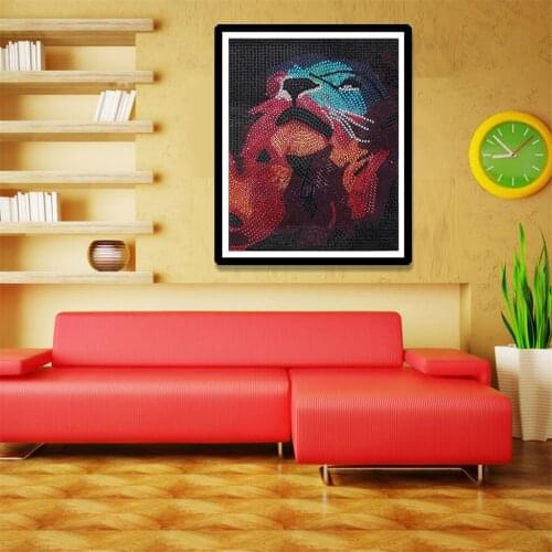 DIY 5D Diamond Painting Special Drill Cross Stitch Kit Home Decor - Animal