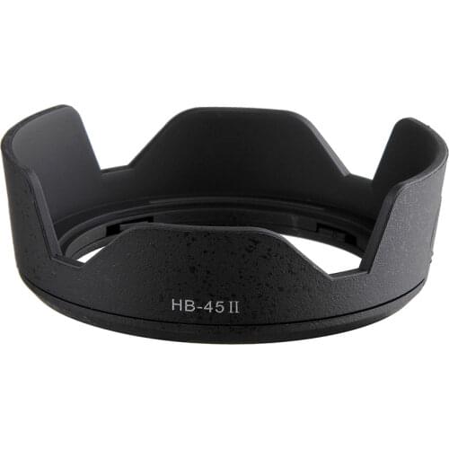 HB-45 II Bayonet Mount DSLR Camera Lens Hood Cover for Nikon AF-S 18-55mm f/3.5-5.6G VR / ED II 52mm Lens