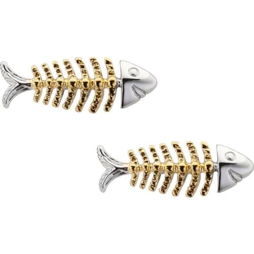 Hot Sale high Quality Cufflinks Men French Excellent Cuff links Wholesale gold fish Cuff links New Design cuffs