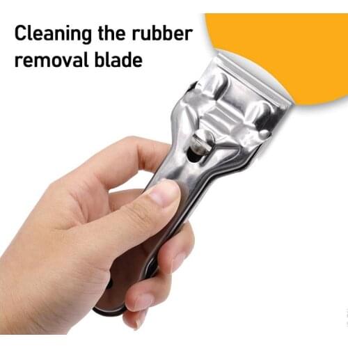 Glass Multifunction Stainless Steel Ceramic Hob Scraper Cleaner Tool With Blade Cleaning Oven Cooker Tools Utility Knife SN613