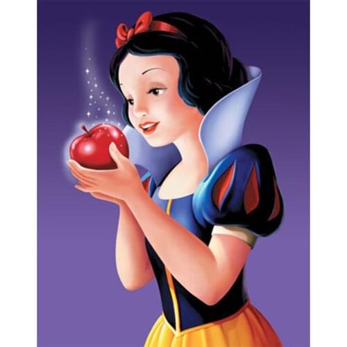 Disney Diamond Painting Square/round Snow White and The Seven Dwarfs Decor Diamond Rhinestone Embroidery Cross Stitch Home Decor