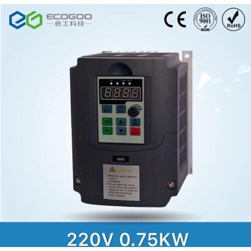 220V 0.75kw Low Power Frequency Solar Inverter, DC-AC Drive