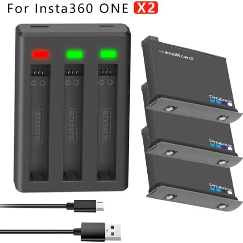 New Insta360 One X2 Battery For Insta 360 X2 panoramic camera + fast charger