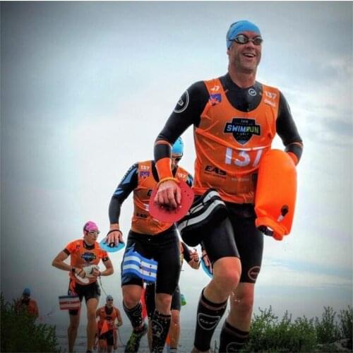 Outdoor Swimming Buoy Multifunction Swimming Drift Bag Swimming Float Waterproof PVC Lifebelt Water Sports