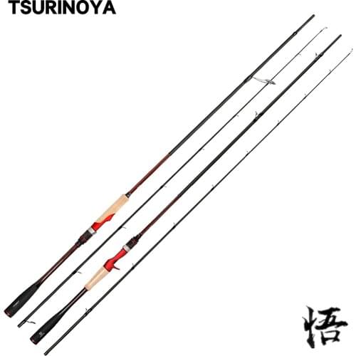 TSURINOYA INSPIRATION 2.21m 2.36m Casting Spinning Fishing Rod 2 Section ML Power Fast TORAY Spiral X Carbon Fiber Lure Rod