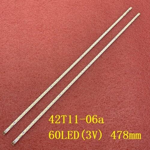 2pcs LED Backlight strip for LG 42LV3550 42LV5500 42P21FBD 42T11-06a 74.42T13.001-0-CS1 T420HW08 V.5 74.42TB3.001-1-SHI