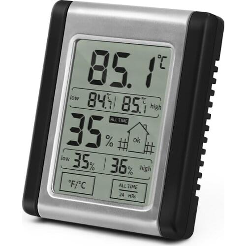 High Accuracy Digital Hygrometer Thermometer Indoor Electronic Temperature Monitoring Instrument Hygrometer Weather Station