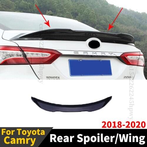Roof Rear Spoiler Wing Air Deflector Splitter Diffuser Body Kit Decoration Accessories Trim For Toyota Camry 2018 2019 2020