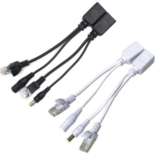1 Pairs Power Over Ethernet Passive POE Injector Splitter Adapter Cable Kit 1 Pcs Injector And Splitter