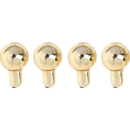 4 Pcs/Lot Mini Door Knobs Fittings Door Handles 1/12 Scale Doll house Miniature Doll House Accessories