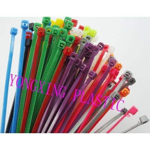 90pcs/lot 2015 new 6 color 6 inch(40lbs) 4x150mm Network Nylon Plastic Cable Wire Zip Tie Cord Strap