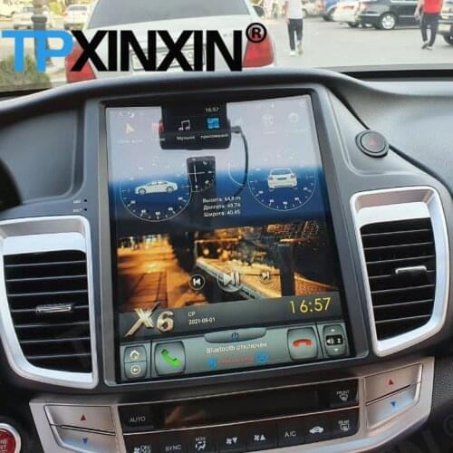 128G Tesla Carplay Android Car Radio 2 Din Stereo Receiver For Honda Accord 9 2012 2013 2014 2015 2016 2017 GPS Audio Head Unit