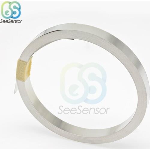 10m Nickel Sheet Plate Nickel Plated Steel Belt Strip Connector For 18650 Li-ion Battery Welders Spot Welding Machine