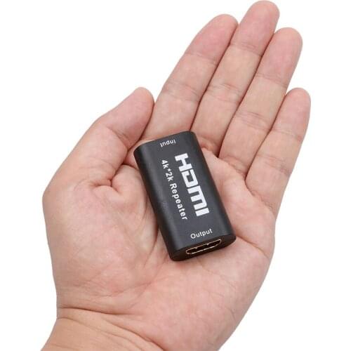 5pcs/Lot Mini 1080P 3D Adapter 4K*2K 40M HDMI-compatible Repeater Extender Signal Premium Version Amplifier Booster 4.95Gbps