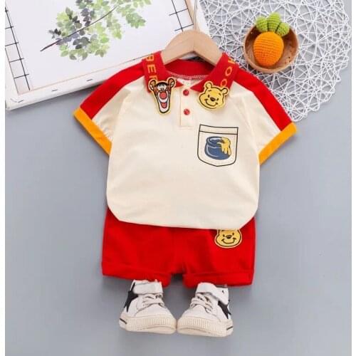 2021 Child Clothes Set T-Shirts & Pants3-8 Years Girl Boy Clothing Cartoon Animal Style Cotton Rompers Bebe Costumes White