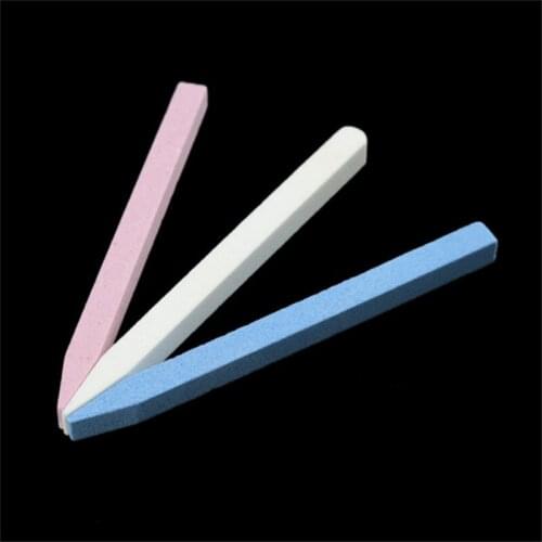 5pcs Quartz Stone Nail Files Professional Sanding Buffer Block V-Shaped Nail Art Grinding Cuticle Remover Manicure Tools