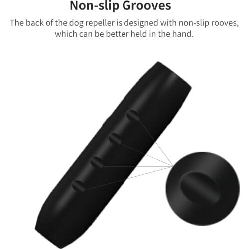 Ultrasonic Dog Repeller 3 Modes Portable Chargeable Dog Drive with Intelligent High Brightness Flashlight Dog Training Device