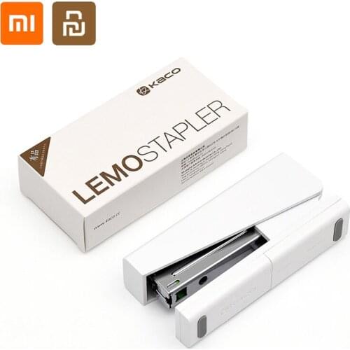Xiaomi Youpin LEMO Stapler With 100Pcs Staples Household Office School Accessories Mini Protable Paper Binding Business Use