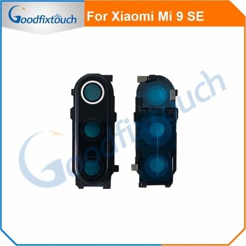 2019 New Arrival For Xiaomi Mi 9 SE Original Back Rear Glass Camera Lens + Metal Ring Camera Frame Replacement Part
