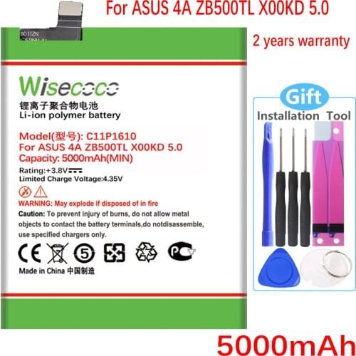 C11P1610 NEW Battery For ASUS Zenfone 4 Max Pegasus 4A ZB500TL X00KD 5.0" High Quality +Tracking number