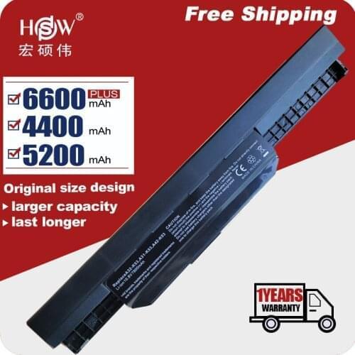 Laptop Battery For Asus A32-K53 A42-K53 A31-K53 A41-K53 A43 A53 K43 K53 K53S X43 X44 X53 X54 X84 X53SV X53U X53B X54H K53u A83