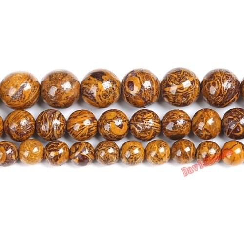 Free Shipping Natural Stone Rubber Round Beads 15" Strand 6 8 10 MM Pick Size For Jewelry Making DIY