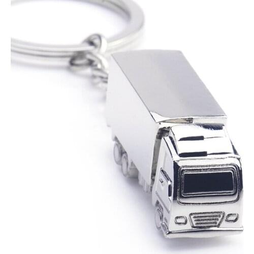 Cute Metal Truck Lorry Car Key Ring Keyfob Keychain Creative Gift Lovely Keyring Anime Keychain