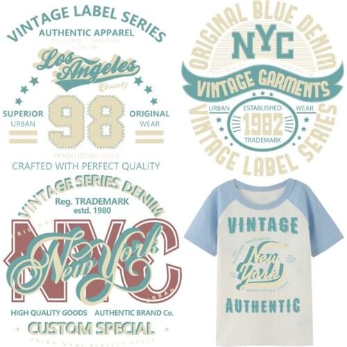 Letters Patches Number Thermal Stickers on Clothes Iron-on Transfers for Clothing Thermoadhesive Patch Diy Applique for T Shirt