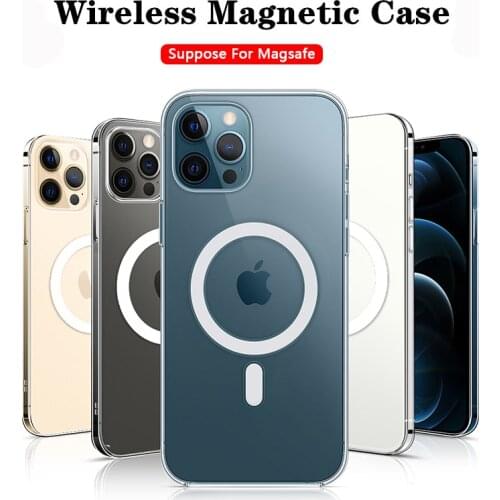 For iPhone Magsafe Case Luxury Magnetic Macsafe For iPhone 12 Mini 11 Pro Max XR X XS 8 Samsung S21 Plus S21Ultra Huawei P40 Pro