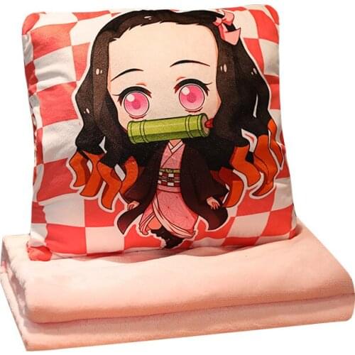 Demon Slayer Pilliow: Kimetsu No Yaiba Sabito Agatsuma Zenitsu Cosplay Cute Dolls Figure Pillow Super Soft Doll Pillow Gifts