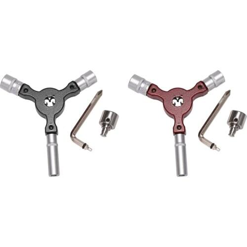 Skateboard Tool Y Type Skateboard Wrench Skate Tool Screwdriver Socket Multi-Functional Skateboard Tools Upgraded