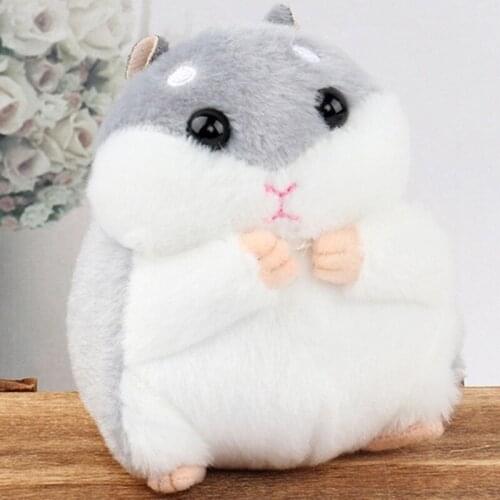 Simulation Artificial Soft Plush Hamster Stuffed Animal Key Chain School Bag Key Chain Men And Women Strap Accessories