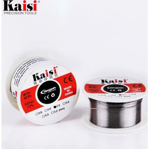 Kaisi Flux 1.2% Rosin Core Tin Lead Solder Wire Sn60 / Pb40 for Welding Works (0.3mm / 0.4mm / 0.5mm / 0.6mm Optional)