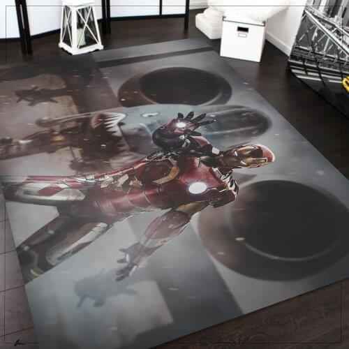 IronMan 3 Patterned Carpet ,Non Slip Floor Carpet,Teens Carpet,Turkish Rug