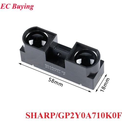 GP2Y0A710K0F SHARP 2Y0A710K IR Infrared Ranging Sensor Module 100-550cm 5V Distance Sensors With Cable