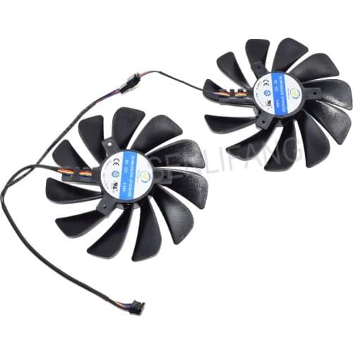 New A Pair Cooling Fan CF1010U12S 95MM DC 12V 0.45A Cooler For XFX RX 580 590 RX580 RX590 Graphics Card