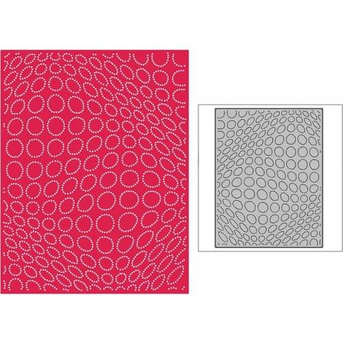 New Spotted Curved Surface Background Plate Craft Embossing Mold 2021 Metal Cutting Dies for DIY Scrapbooking Album Card Making