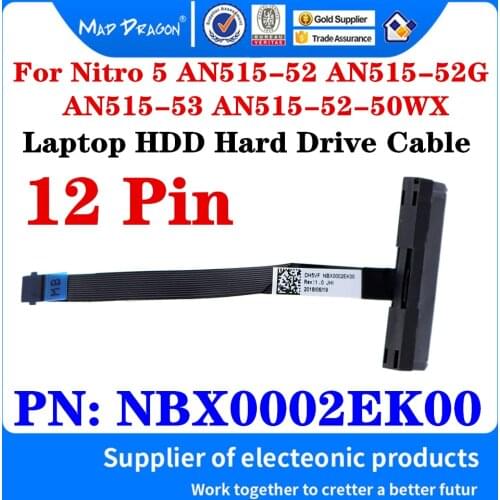 New NBX0002EK00 DH5VF For Acer Nitro 5 AN515-52 AN515-52G AN515-53 AN515-52-50WX Laptop SSD HDD Hard Drive Cable Connector Line