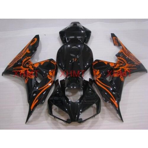 For CBR1000RR 2006 - 2007 Plastic Fairings for Honda Cbr1000 RR 2007 Full Body Kits CBR1000RR 2007 Black Grafitty Fairings