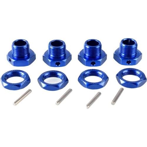 Wheel hubs 17mm Hex Nuts Threadlock Replace 5353X for RC Traxxas 1/10 E-Revo E-Maxx Revo 3.3 Slayer Pro 4x4 Summit XO-1