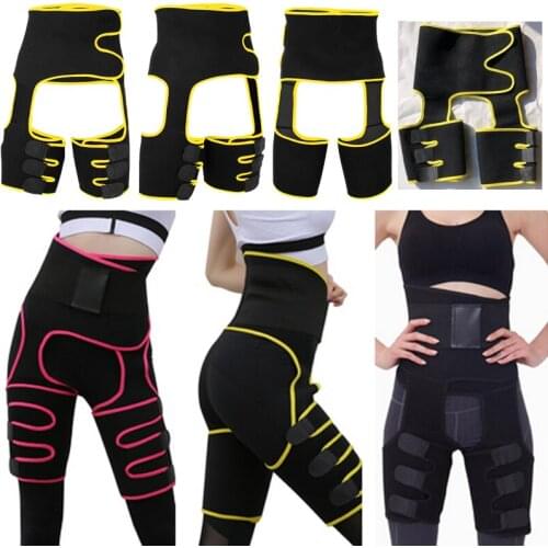 Thigh Trimmer High Waist Waist and Thigh Trimmer Butt Lifter Training Thigh Support Shapewear Sweat Band Waist Trainer for Women