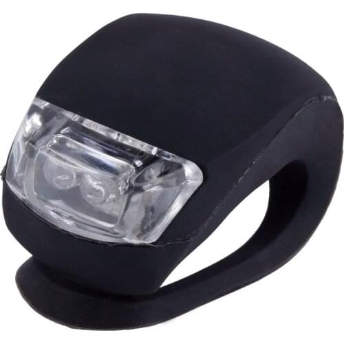 Silicone Bike Bicycle Cycling Head Front Rear Wheel LED Flash Light Lamp Hot Selling