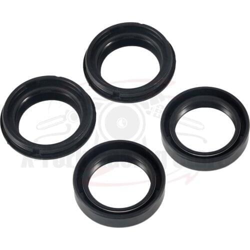 Fork Oil Sealsx2 & Dust Sealsx2 4PCS SET For YAMAHA TW200 1987-2015 88 89 90 91 92 93 94 95 TW225 2002-2007 03 04 05 06