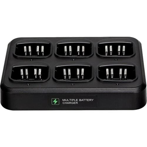 Six-way Charger Single-Row Rapid Charger, for Motorola GP328 / 338 / GP340 / GP360 GP320 HT1250 MTX8250 PRO5150 Walkie Talkie
