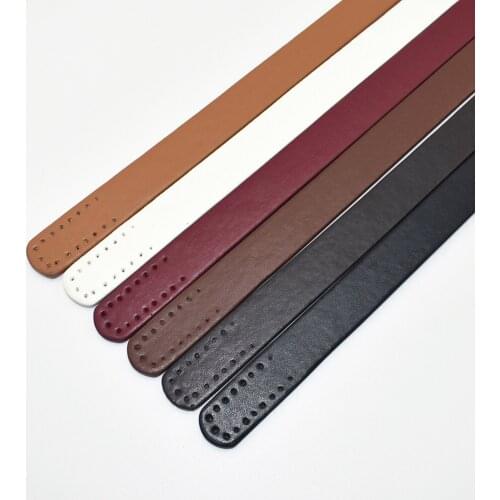 1PC 60cm PU Leather Bag Belt For Bag DIY Replacement Accessories Detachable Handle Women Shoulder Handbag Handle Strap Band